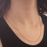 Vintage Schlangenkette aus 9-karätigem Gelbgold, 60er/70er Jahre