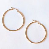 Vintage Creolen aus 18 Karat Gelbgold, 70er Jahre