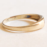 Vintage-Zigeunerring aus 8-karätigem Gelbgold mit synthetischem Rubin (ca. 0.15 ct), 50er/60er Jahre