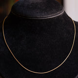 Vintage Schlangenkette aus 9-karätigem Gelbgold, 60er/70er Jahre