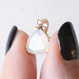 Vintage-Anhänger aus 9-karätigem Gelbgold mit Opal und Diamant, 80er Jahre