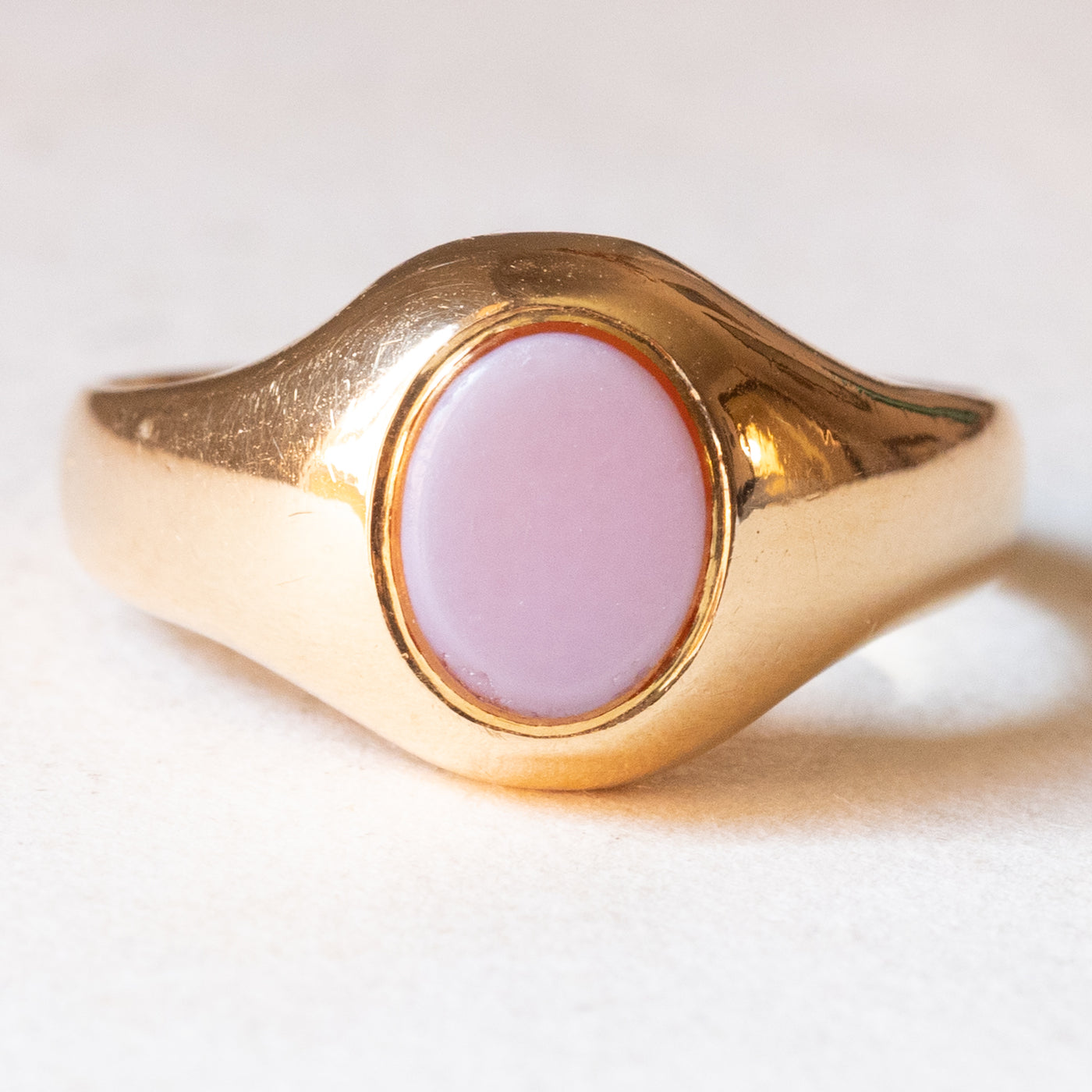 Yazilind Anello Vintage Con Kyanite E Lega - Colore Antico, Taglia 18,8 (USA 9)