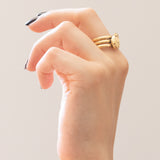 Vintage Schlangenring aus 18 Karat Gelbgold, 60er/70er Jahre