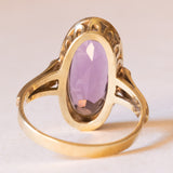 Vintage Ring aus 14K Gelbgold mit Amethyst (ca. 7 ct), 60er/70er Jahre
