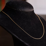 Vintage Schlangenkette aus 9-karätigem Gelbgold, 60er/70er Jahre