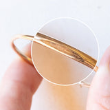 Vintage Creolen aus 18 Karat Gelbgold, 70er Jahre