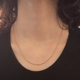 Vintage Schlangenkette aus 9-karätigem Gelbgold, 60er/70er Jahre