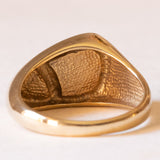 Vintage Ring aus 9K Gelbgold mit Doppelopalen, 70er/80er Jahre