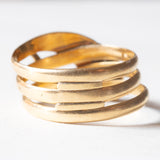 Vintage Schlangenring aus 18 Karat Gelbgold, 60er/70er Jahre