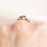 Vintage 14K Gelbgold gravierter Karneol-Siegelring, 60er Jahre