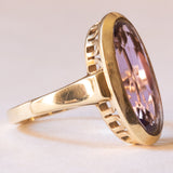 Vintage Ring aus 14K Gelbgold mit Amethyst (ca. 7 ct), 60er/70er Jahre