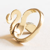 Vintage Schlangenring aus 14 Karat Gelbgold, 60er Jahre