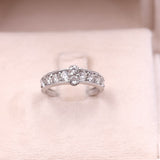 Anello vintage in platino con diamanti (1ctw)