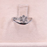 Anello vintage in platino con diamanti (0,50ctw)