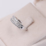 ANELLO A FASCIA IN PLATINO 900 E DIAMANTI (1 CTW)