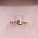 Anello vintage in oro giallo 9k