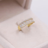 ANELLO VINTAGE IN ORO GIAALLO 14K E DIAMANTI (1.1CT)