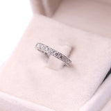 Veretta vintage in platino con diamanti (1ctw)