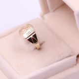 Anillo vintage de oro amarillo de 9 quilates
