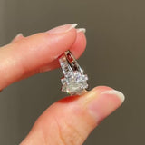 Anello a fiore vintage in platino con diamanti (1.33ctw), anni ‘90