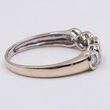 Vintage 18 Karat Weißgold Diamant im Brillantschliff (0.30 Karat) Ewigkeitsring, 60er/70er Jahre