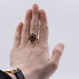 Винтажное кольцо из золота 18 карат с гранатами, 50-е гг.