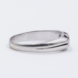 Винтажное мужское кольцо из белого золота с бриллиантами (всего 0,4 карата), 60-е годы