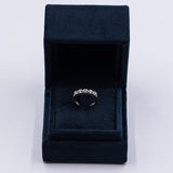Vintage 18 Karat Weißgold Diamant im Brillantschliff (0.30 Karat) Ewigkeitsring, 60er/70er Jahre
