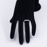 Vintage 18 Karat Weißgold Diamant im Brillantschliff (0.30 Karat) Ewigkeitsring, 60er/70er Jahre