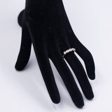 Vintage 18 Karat Weißgold Diamant im Brillantschliff (0.30 Karat) Ewigkeitsring, 60er/70er Jahre
