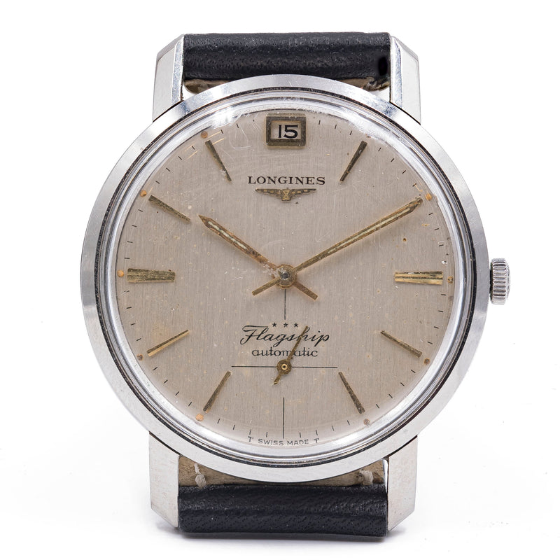Longines Flagship vintage wristwatch in automatic steel, 1961