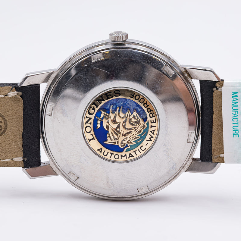 Montre-bracelet vintage Longines Flagship en acier automatique, 1961