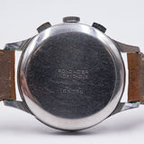 Chronographe-bracelet Subex en métal, années 1960