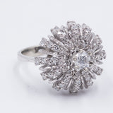 New ring in 18k gold with diamonds for a total of 1.35 ct