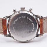 Verchromter Pemisa-Chronograph mit Valjoux-Uhrwerk, 70er Jahre
