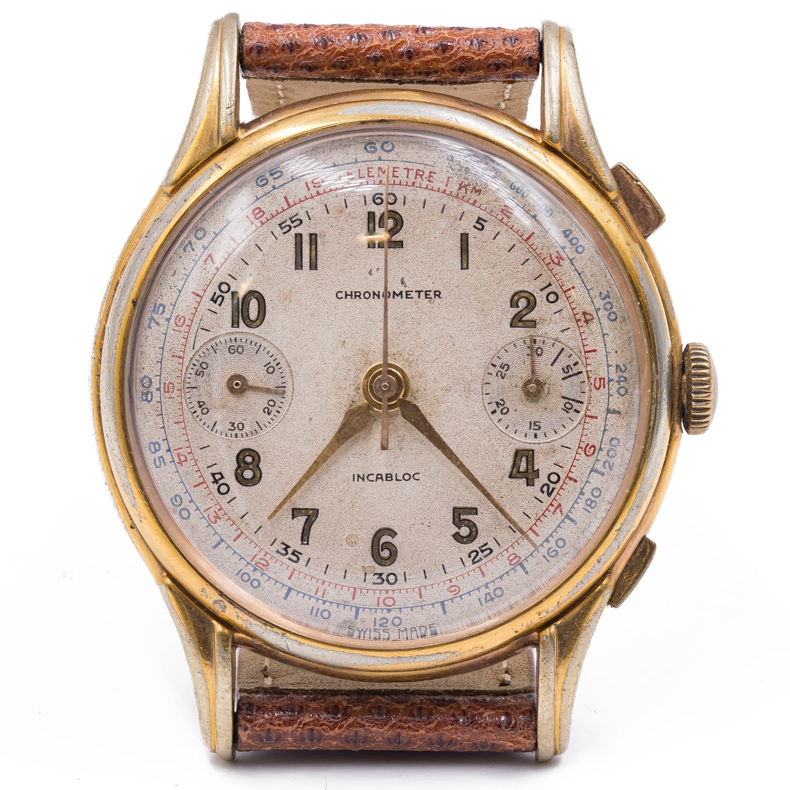 SAPPHERO Orologio Uomo Cronografo Al Quarzo - Impermeabile 50m, Lancette Luminescenti, Data - Design Classico Elegante Per Affari E Tempo Libero - 5