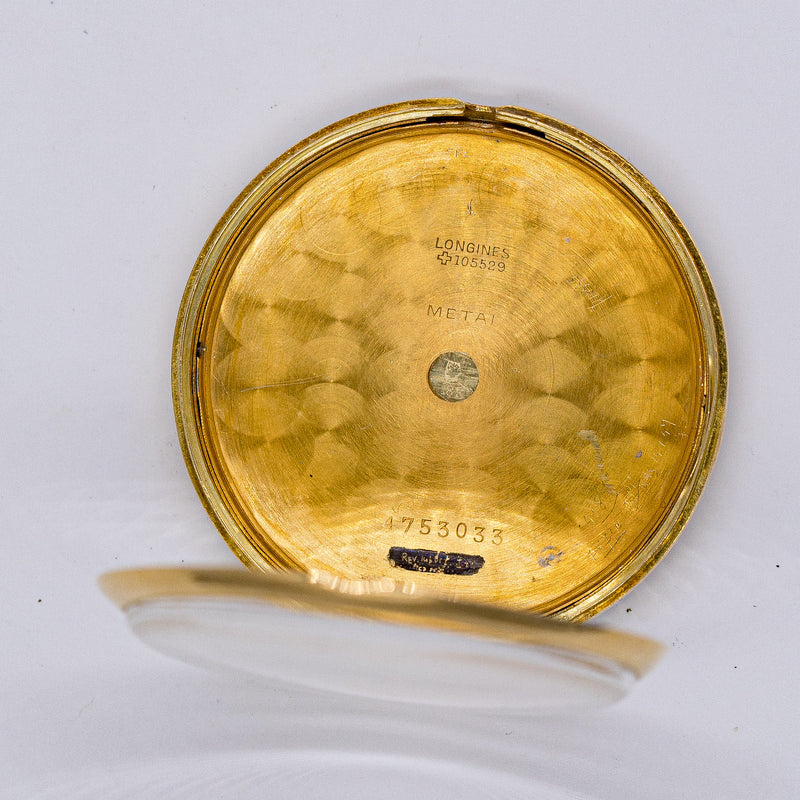 Orologio da tasca Longines in oro 18k, 1928