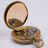Waltham USA 9 Karat Gold Taschenuhr, 20er Jahre