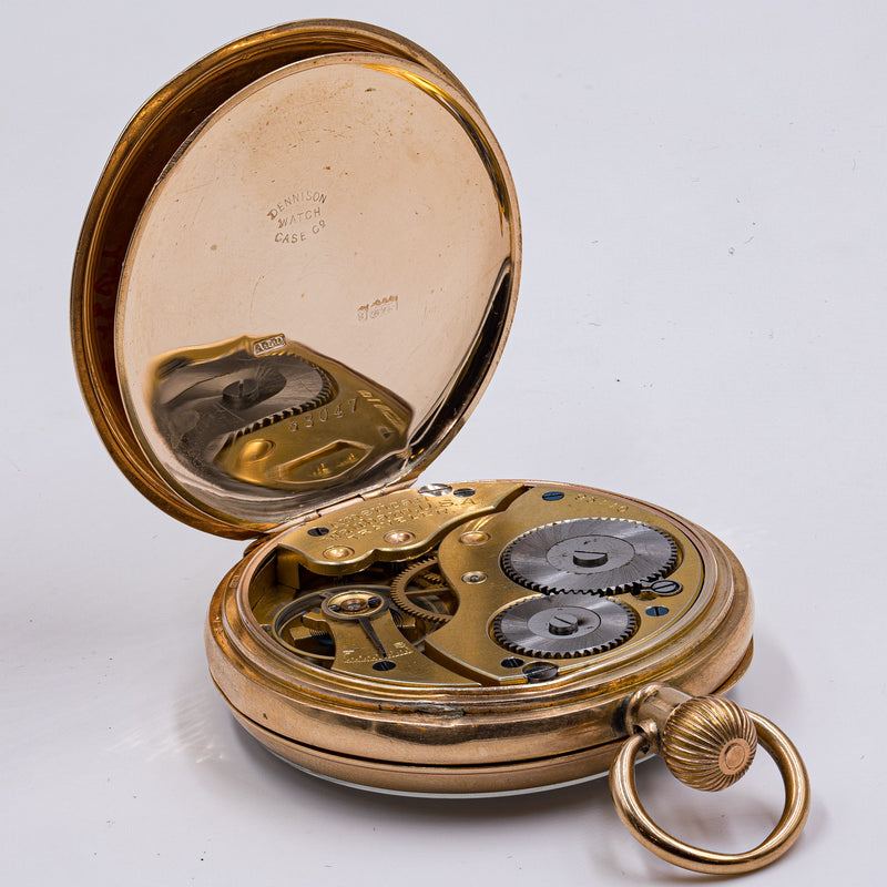 Waltham USA 9k gold pocket watch, 1920s