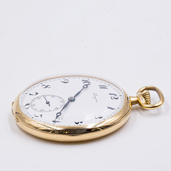 Longines pocket watch in 18k gold, 1928