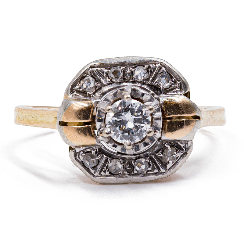 Donna Anello In Oro 14 Carati - Italia - Foto 5