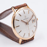 Eterna Matic 18k yellow gold automatic watch with date, 60s