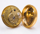 Orologio da tasca in oro e smalti Joseph Martineau & son. Londra 1793