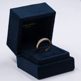Vintage 18k Yellow Gold Diamond (0.80ctw) Riviera Ring, 80s
