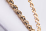 Unoaerre vintage 18K two-tone gold necklace, 70s