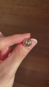 Boucles d'oreilles vintage en or 18 carats, années 60/70