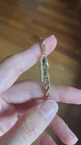 Collana torchon vintage in oro 9K, anni ‘60/‘70