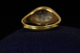 Vintage-Ring aus 18 Karat Gold mit Diamanten