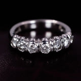 Vintage Ring signiert Damiani, in 18 Karat Weißgold und Diamanten - Antichità Galliera