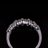 Vintage Ring signiert Damiani, in 18 Karat Weißgold und Diamanten - Antichità Galliera